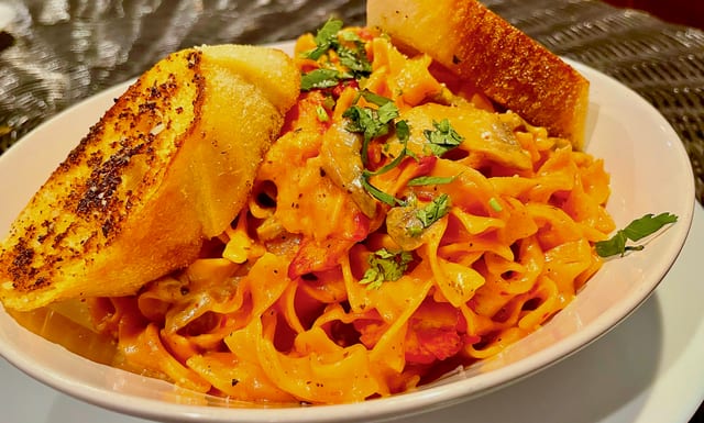 Tandoori Chicken Alfredo.